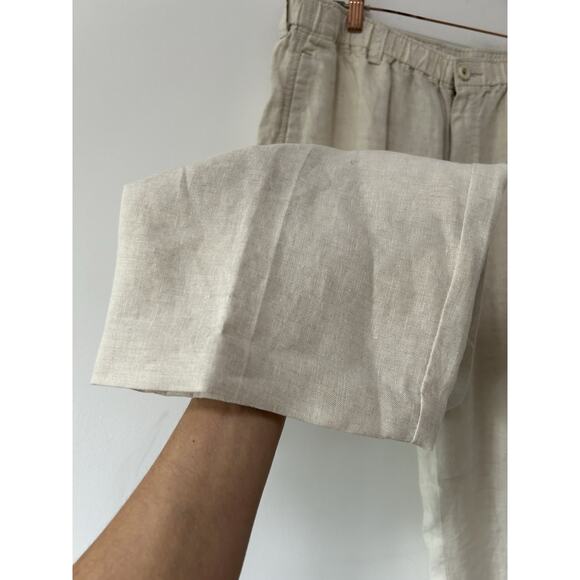 NWT Tommy Bahama Relax Natural Linen On The Beach Wide-Leg Pant Size Large $98 - Picture 3 of 11